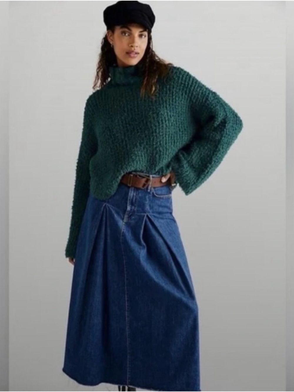 FREE PEOPLE canyon pullover mock neck sweater - Picture 2 of 4